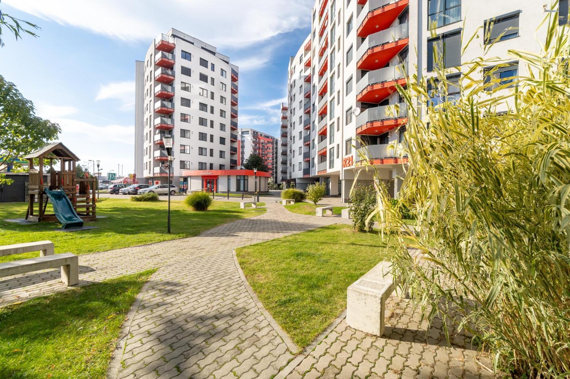 Ari Blue Apartment Ared In Kaufland Complex Arad Buitenkant foto